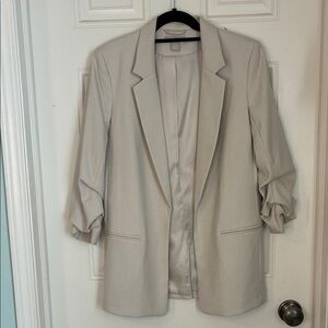 H&M Cream Blazer for Women